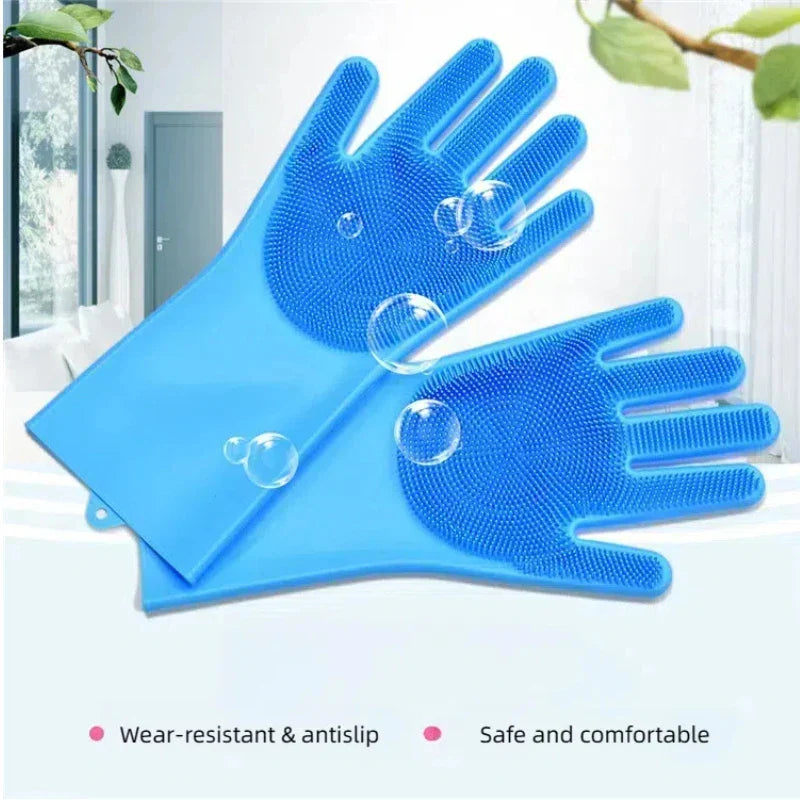 FELISPA SoftTouch Silicone Bath Glove for Cats | Soft Coat Care & Massage | Shampoo Brush for Pets | 35×16 cm