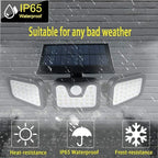 Power Save Motion Activated Outdoor Solar Lamp