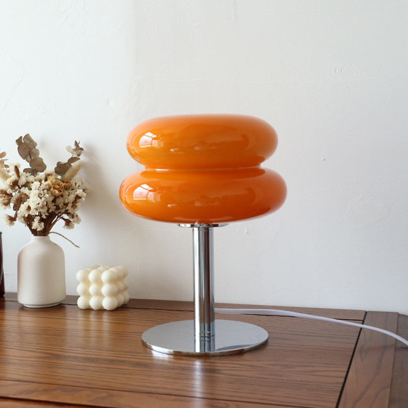 Macaron Glass Retro-Modern Dimming Lamp