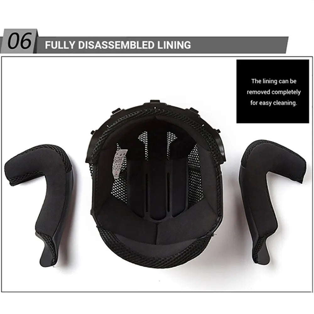 Half Face Motorcycle Helmet with Double Lens & DOT Safety – RoadGuard