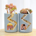 Fantastic Fusion: Unique Artistic Resin Flower Pots