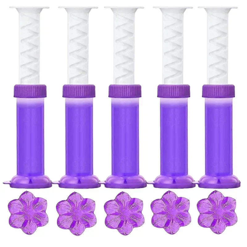 Floroma WC-Gelflowers | Hygienic & Fragrant | 3-in-1 Cleaning | Decorative Flower Shape