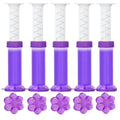 BloomFresh WC-Gel Flowers | Fragrance Gel for Toilet & Urinal | Cleansing, Antibacterial & Decorative | 12 Flowers per Stick