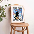 Wash Your Little Paws Wall Art