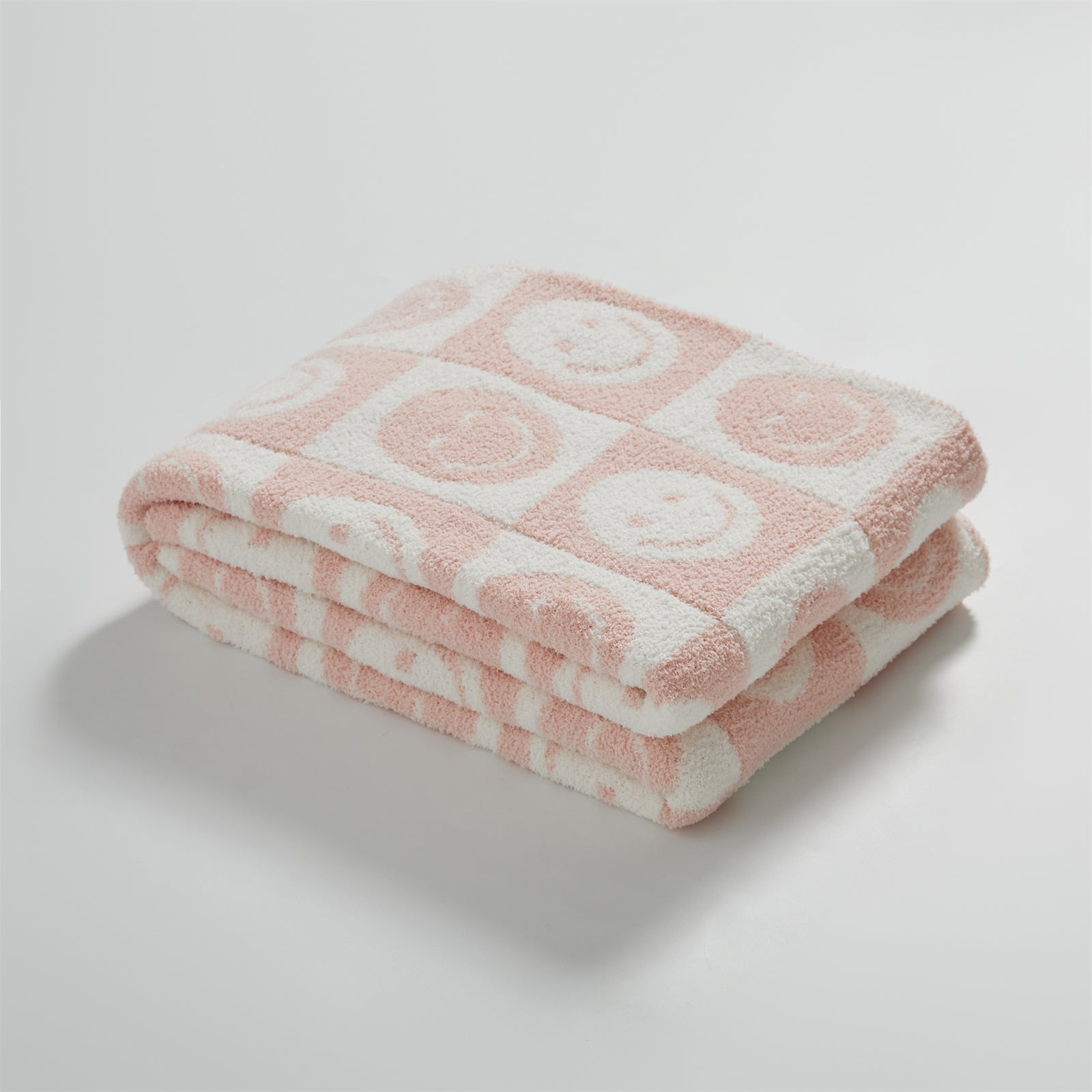 Smiley Checkered Blanket