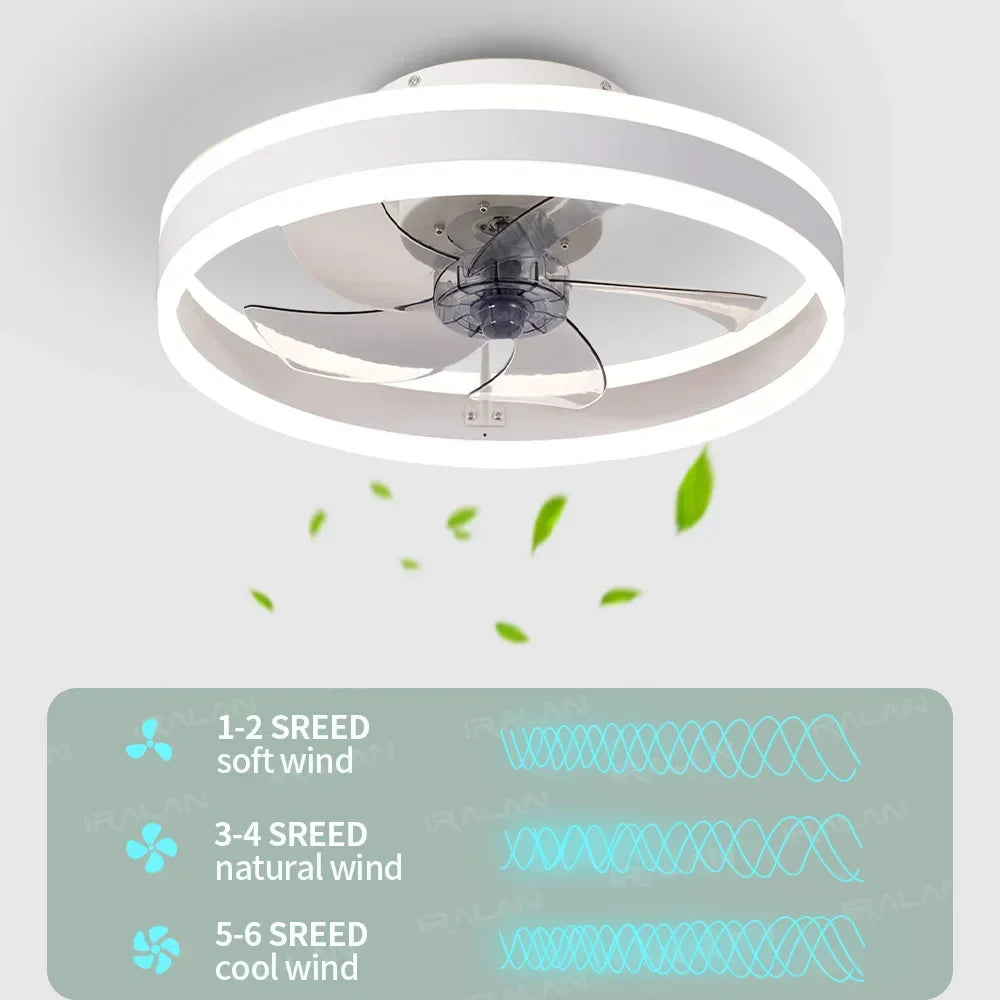 Aura Silent LED Ceiling Fan Lamp