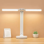 Adjustable Reading Lamp - Rechargeable Dimmable with Phone Table