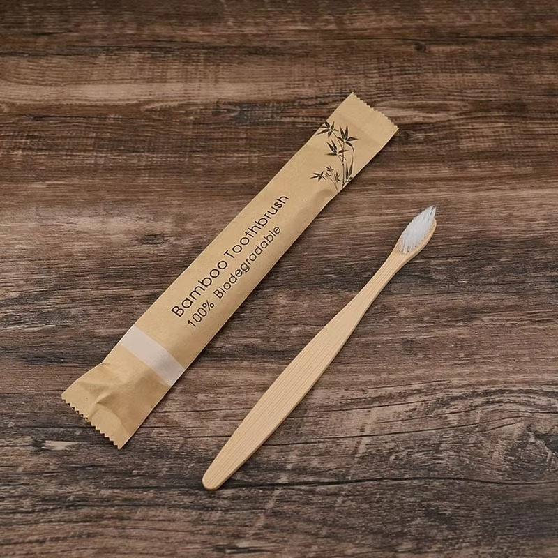 Eco-Friendly Bamboo Toothbrush Set – 10 Pack Soft Bristle Brushes for Adults