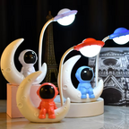 Astronaut Moon Nightlight LED Desk Lamp for Bedroom Décor and Gifts