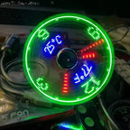 USB LED Fan Clock