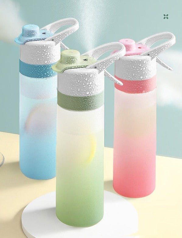 2-in-1 Spray Bottle - Convenient Hydration - Ideal for Travel