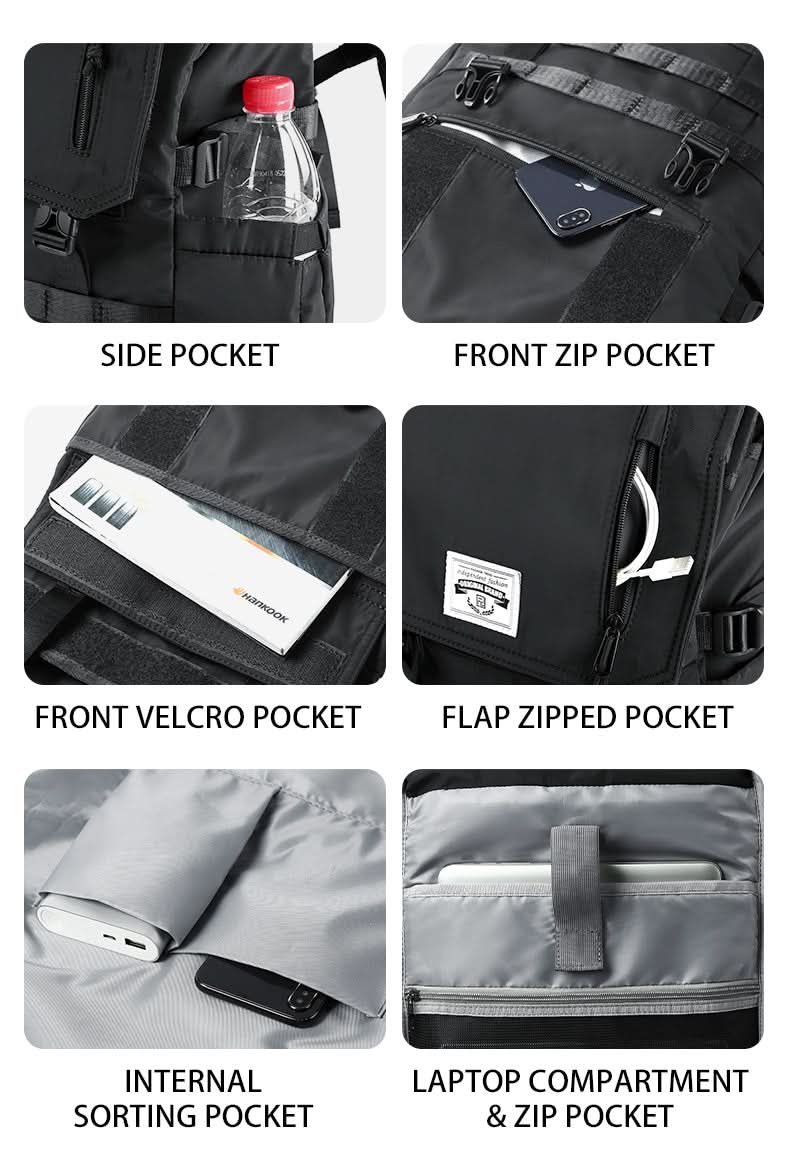 Versatile 3-in-1 backpack for business, everyday life & traveling