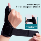 Adjustable Thumb Splint for Right and Left Hand, Dual-Use Support Sleeve for Wrist and Thumb Pain Relief