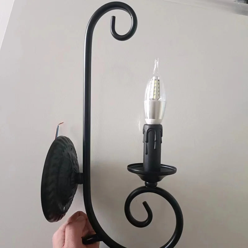 LuminousEra - Elegant Industrial Wall Lamp for Bedrooms