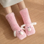 Luxurious Velvet Coral Fleece Winter Socks for Women