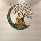 Acrylic Sun Catcher ZenLight | 2D Buddha Decor | Window & Home Accessory | Spiritual Room Design