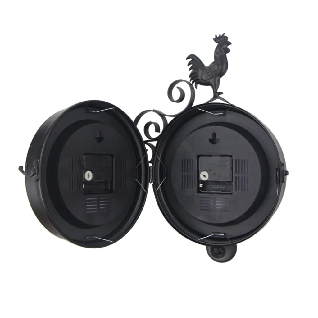 Double-Sided Waterproof Wall Clock
