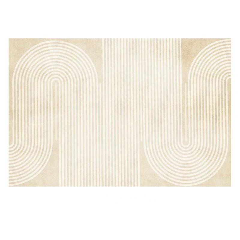 Japanese Minimalistic Soft Rug Non-Slip High Pile Carpet Living and Bedroom