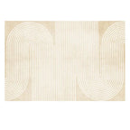 Japanese Minimalistic Soft Rug Non-Slip High Pile Carpet Living and Bedroom