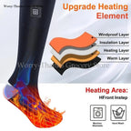 HeatWear Rechargeable Socks with Battery Box | Electric Heating Socks for Women & Men | Warm Socks for Skiing, Hiking & Outdoor