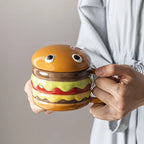 Yummy Hamburger-Shaped Ceramic Hamburger Mug
