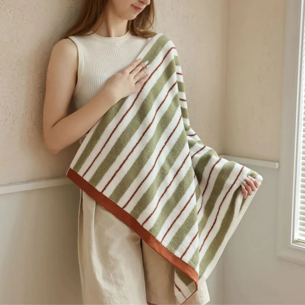 Colorful Stripe Cotton Towels