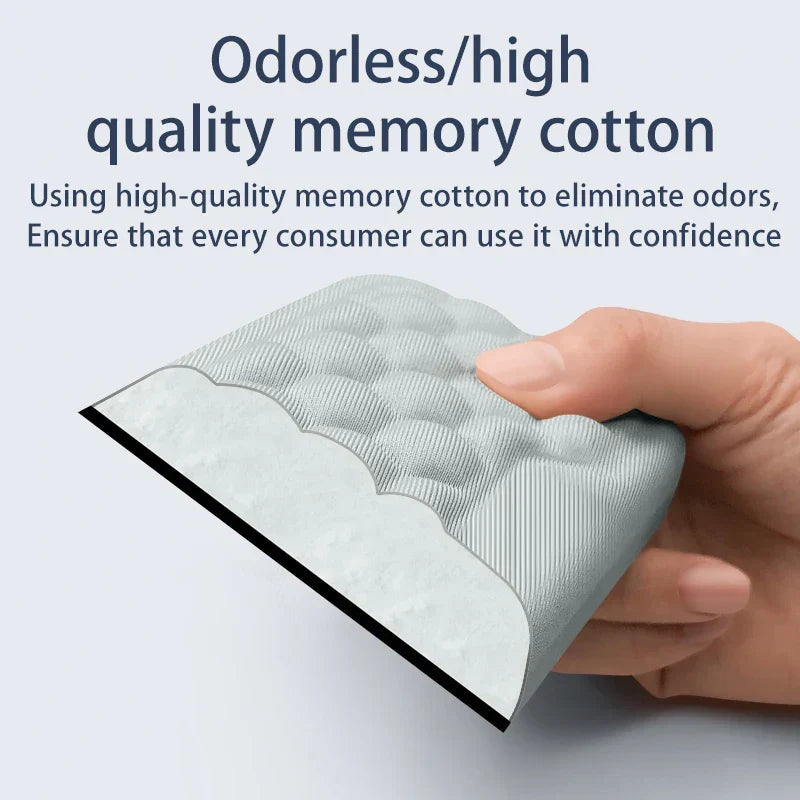 ErgoLuxe GelPad | Comfort Mousepad | Wrist Rest & Massage | Silicone & Memory Foam