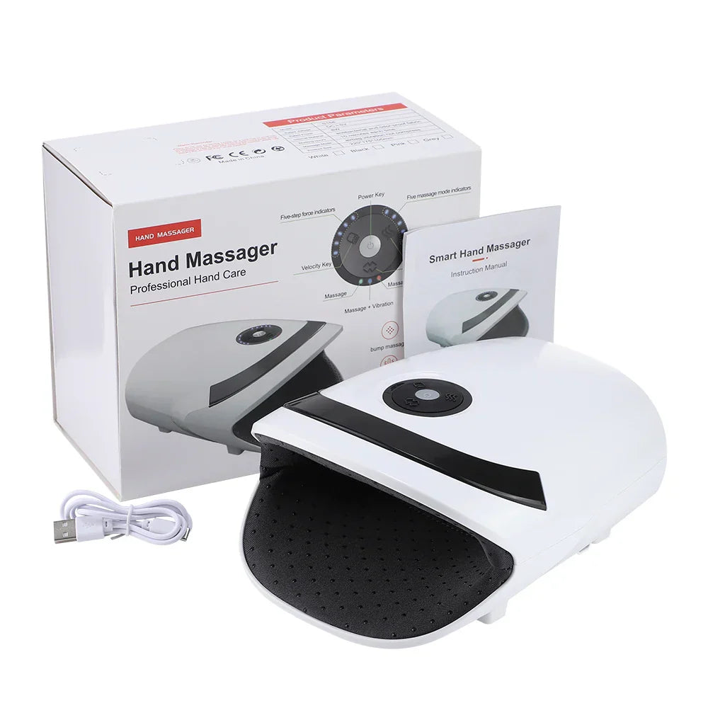 Hot Compress Electric Triple Mode Ergonomic Hand Massager