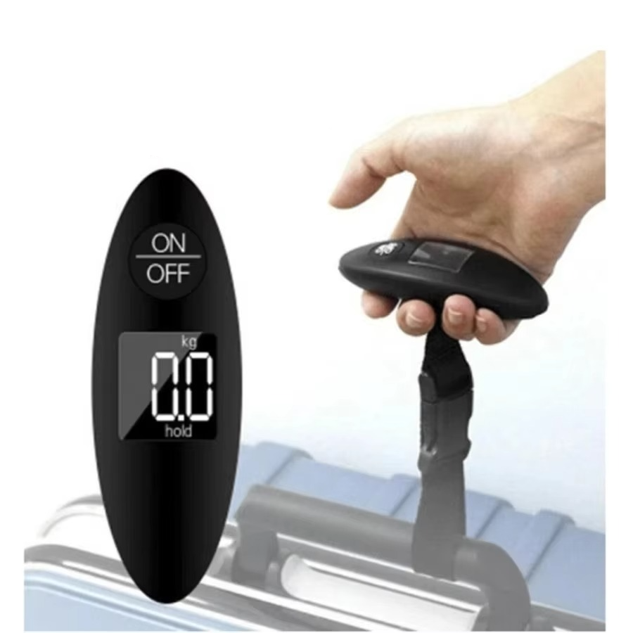 Portable Digital Luggage Scale with LCD Display and Strap