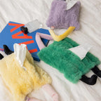Furry Colourful Tissue Holder