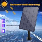 Solar Fountain SOLAQUA | 6-in-1 Set with 4 Nozzles | Without Power Connection | For Pond & Garden