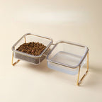 Raised food bowl for cats & small dogs