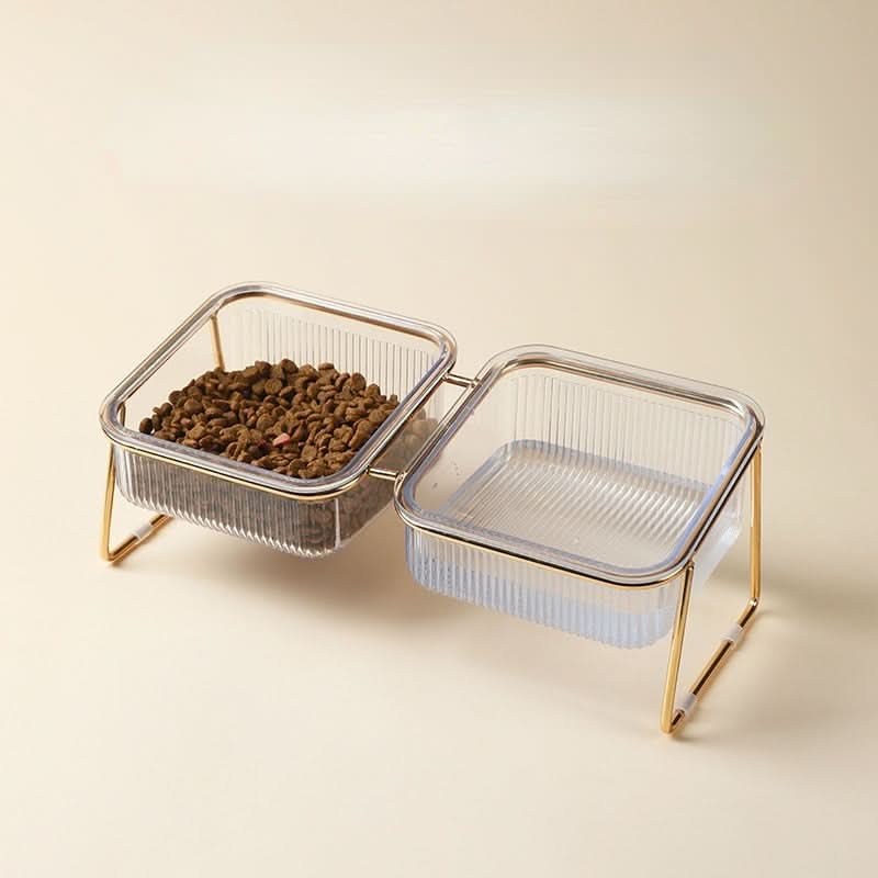 Raised food bowl for cats & small dogs