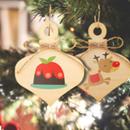 10pcs 4x3in Unfinished Wooden Heart Ornaments for DIY Crafts and Holiday Decorations