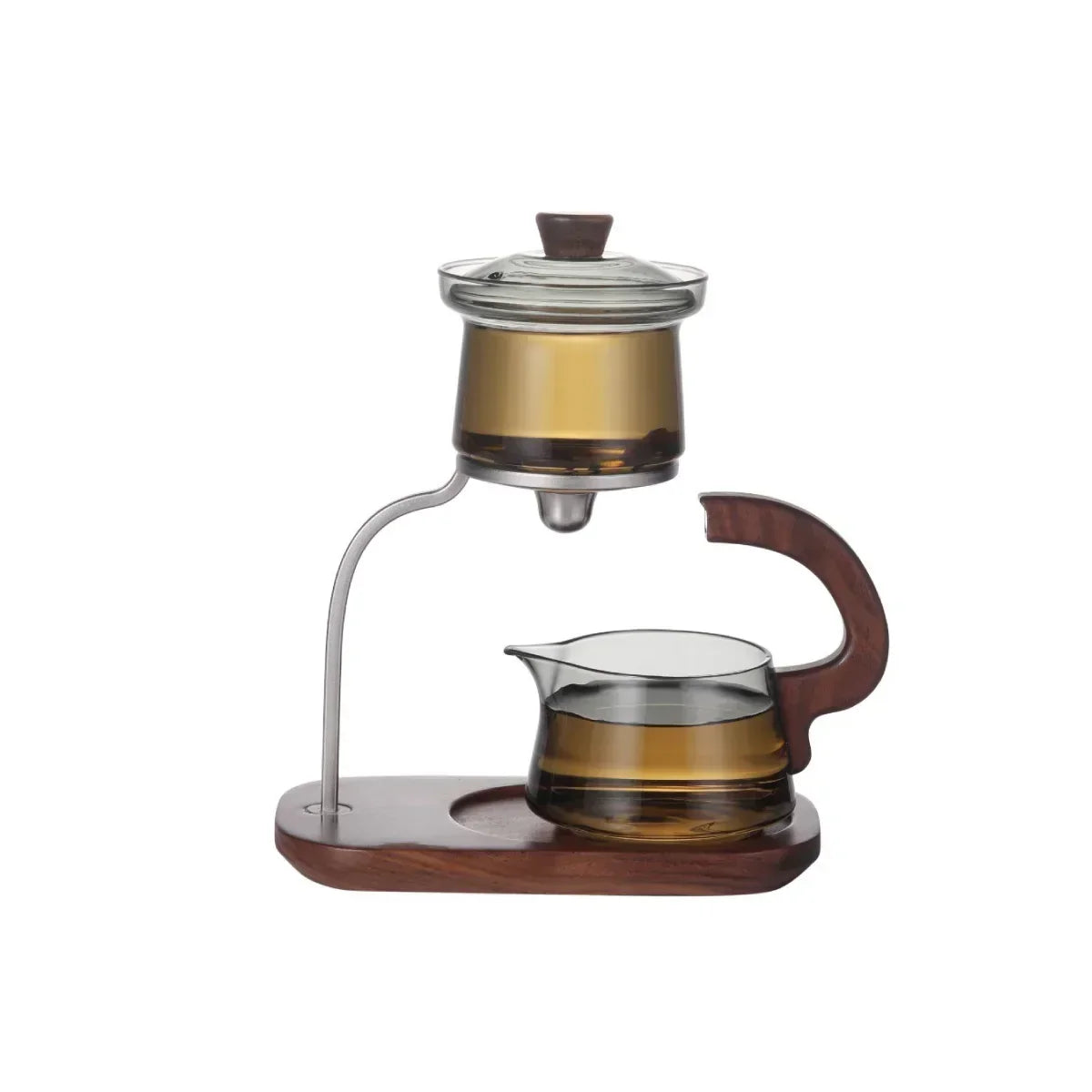Walnut Signature One-Key Glass Tea Set