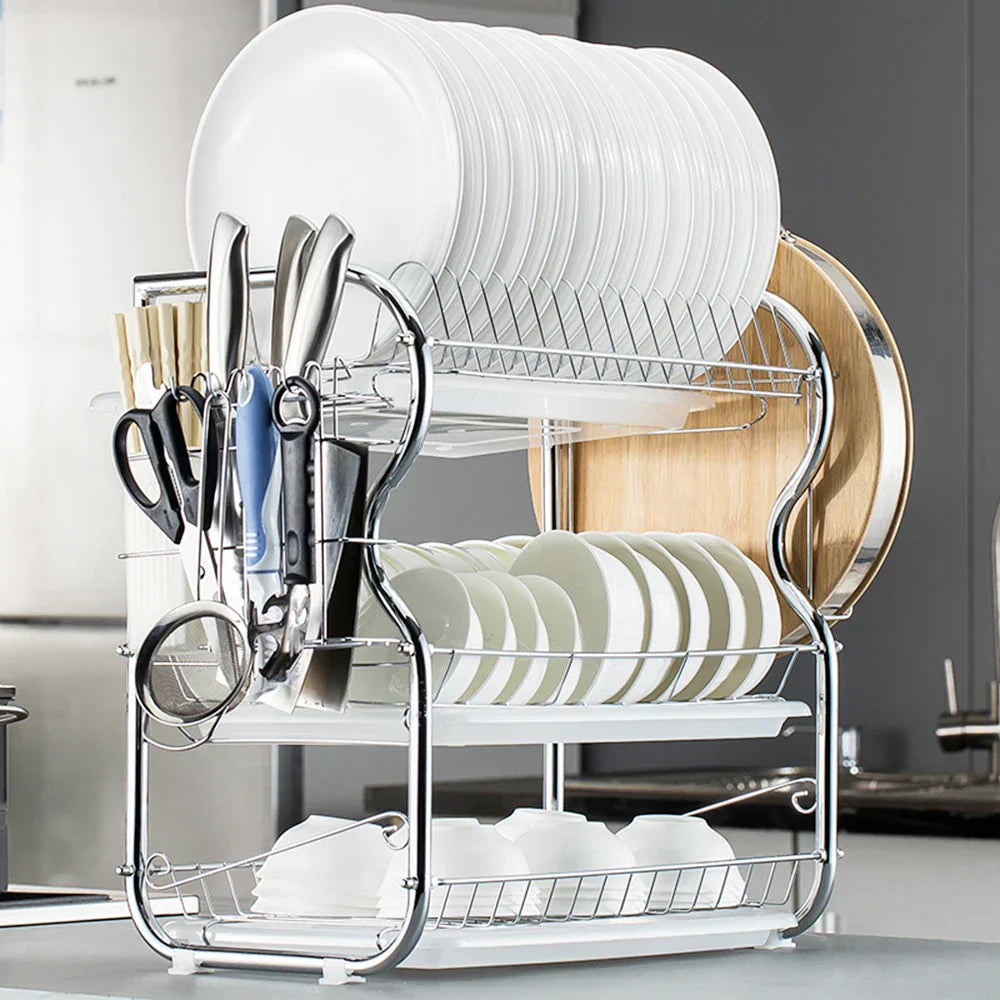 Multifunctional dish and cutlery dryer