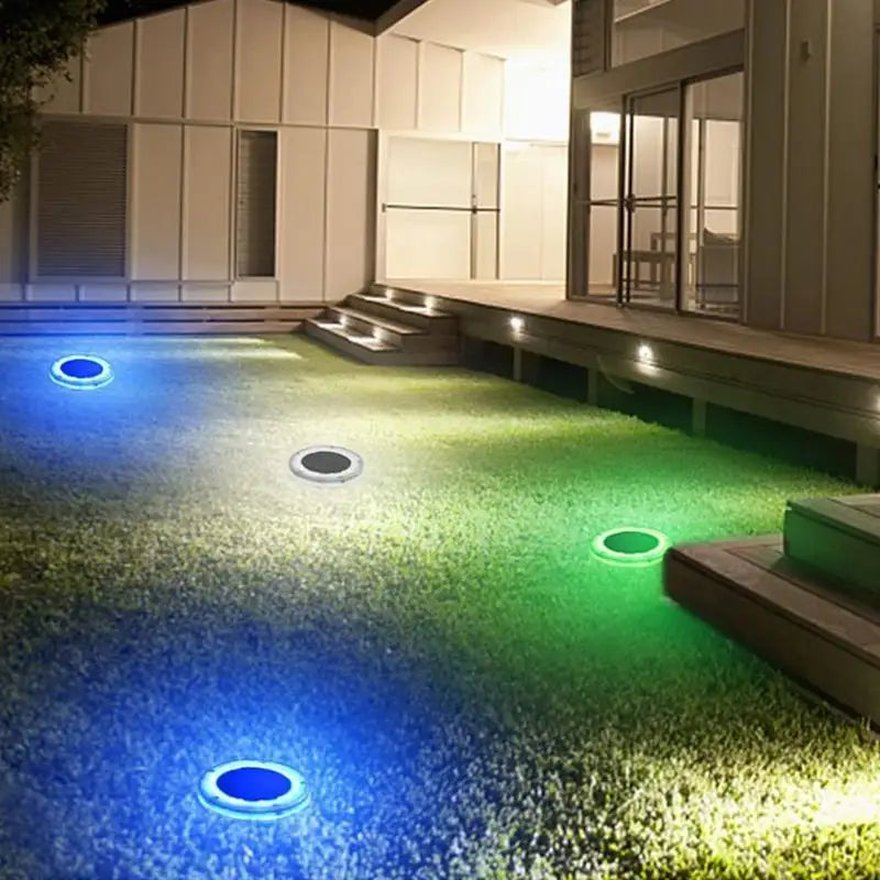 AquaLuxe Sun Pool Light | Floating, waterproof and atmospheric blue LED light