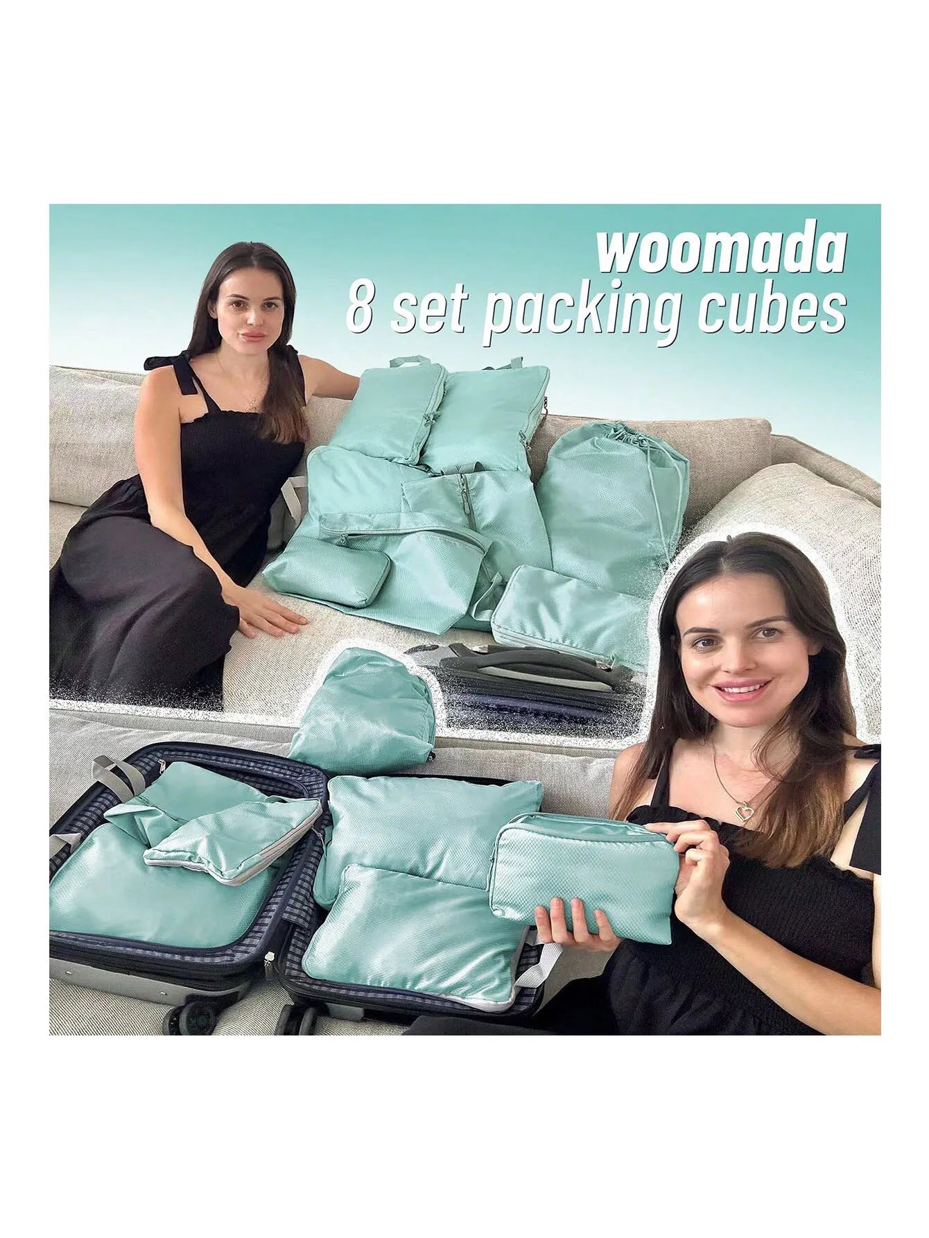 Ordiva Travel Organizer | Compressible & Lightweight | Versatile Storage | Travel Essential