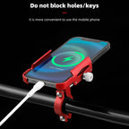 Bicycle Phone Holder RideGrip 360 Pro | 360° Rotatable | Aluminum Alloy | Shockproof & Secure | For Bicycle, Motorcycle & E-Scooter