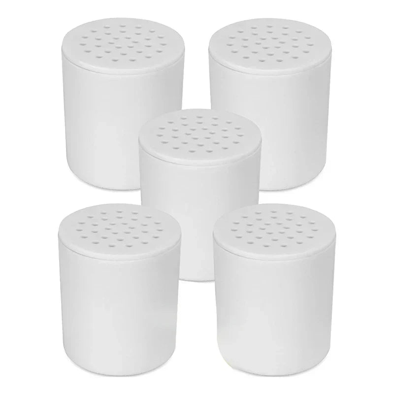 5-piece set shower filter replacement cartridges