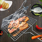 Grillaro BBQ Basket | Foldable & Non-Stick | Stainless Steel & Heat Resistant | For Meat & Vegetables