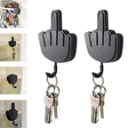 Middle Finger Wall Key Hook