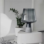 Modern desk lamp with a concrete look and elegant appearance