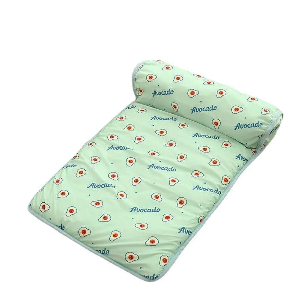 Cooling Mat FrostTail for Dogs & Cats | With Headrest | Breathable & Washable | Non-slip & Comfortable