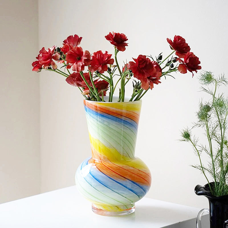 Rainbow Chubby Vase
