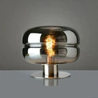 Scandinavian Glass Table Lamp – AuroraForm E27