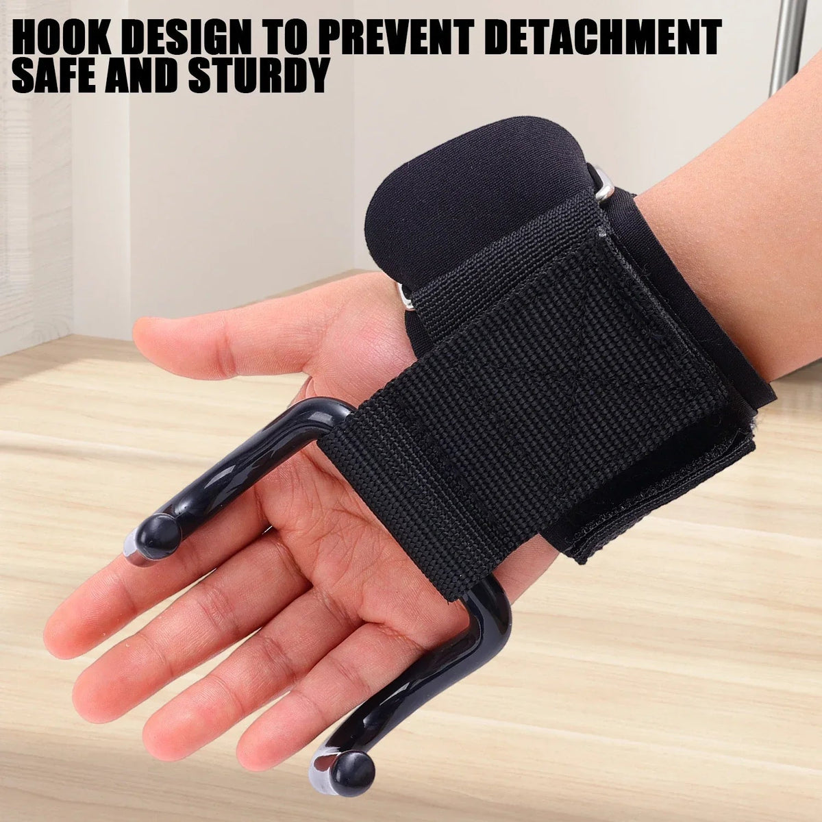 Non-Slip Gym Support Weight Lifting Hook