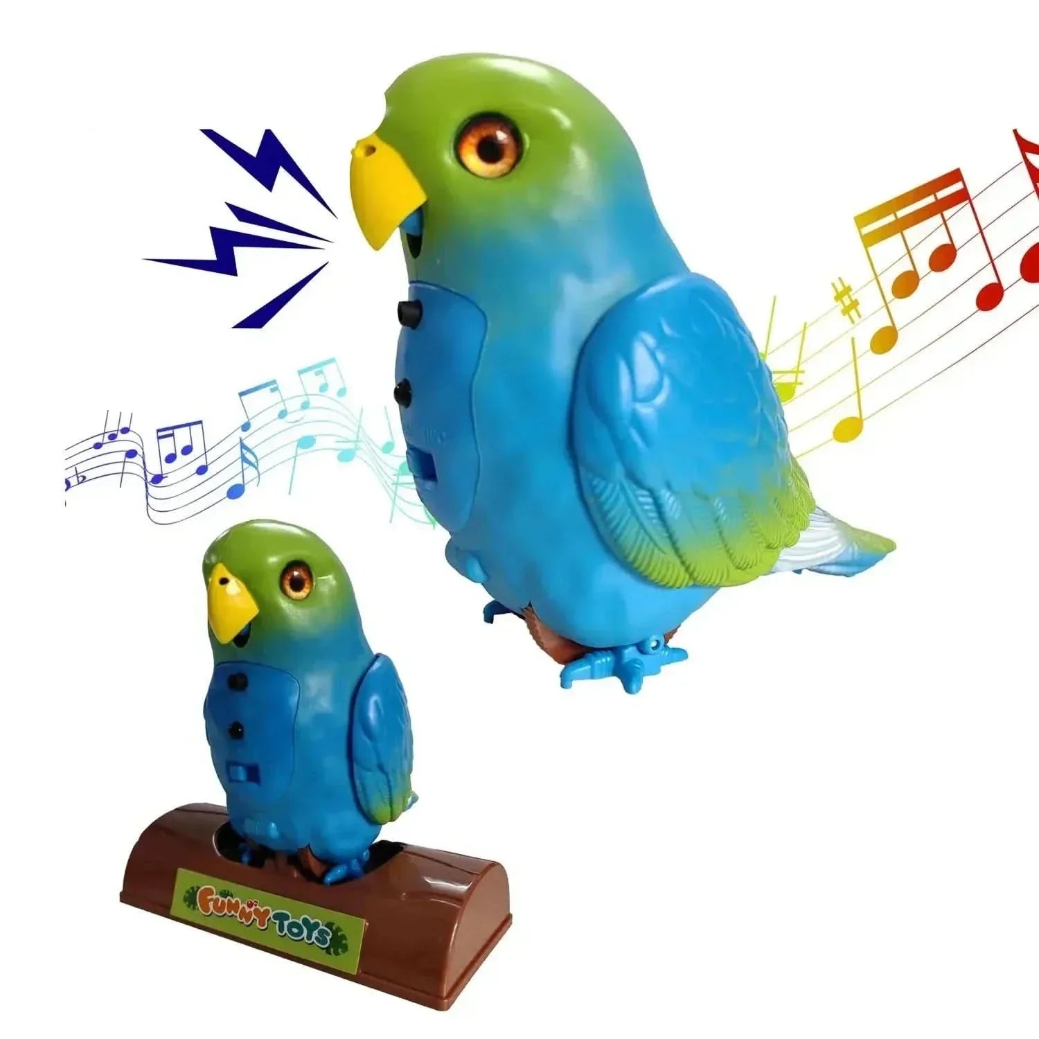Interactive parrot that repeats everything