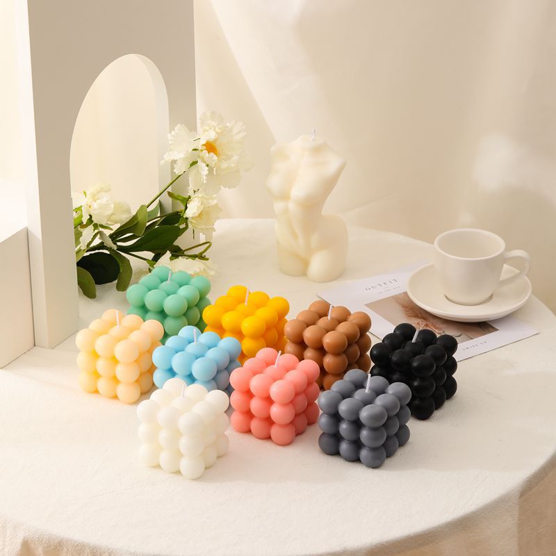 Elegant BubbleGlow Candle Create a Cozy Atmosphere at Home