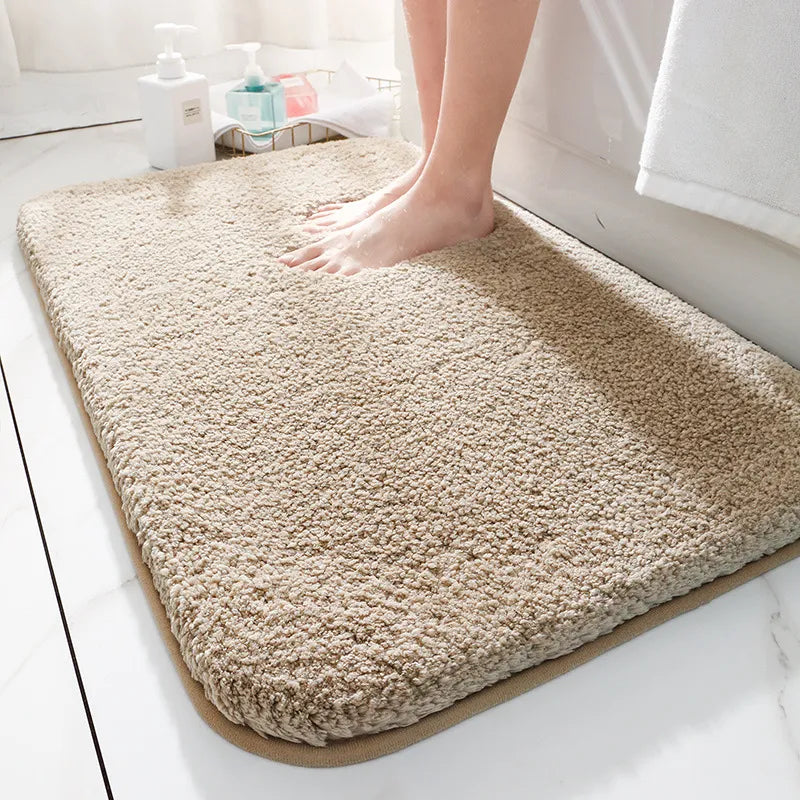 SoftStep Luxury Bath Mat – Extra Thick Microfiber Mat with Non-Slip and High Absorption